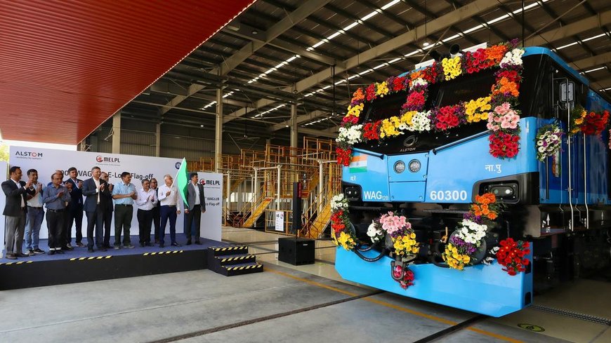 Alstom delivers 300th WAG12B electric locomotive to Indian Railways from Nagpur Depot